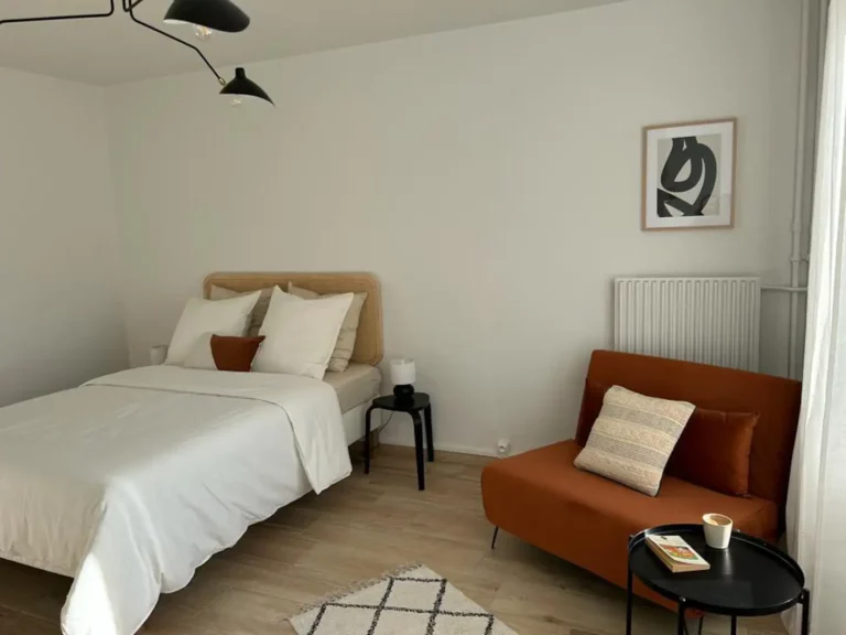 appartement-cosy-airbnb-decines-chambre